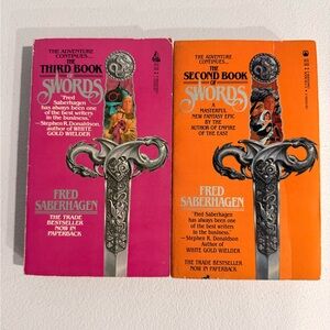 Fred Saberhagen Book of Swords Lot (2) Second & Third Book Tor PB